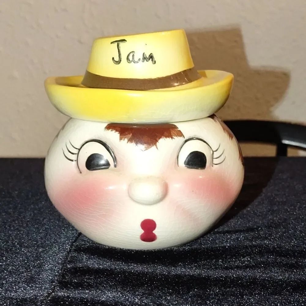 Vintage Deforest California Pottery 1956 Jam Jar